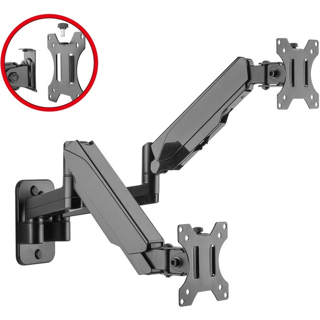 SIIG Mounting Arm for Monitor - Black - Computers & Electronics