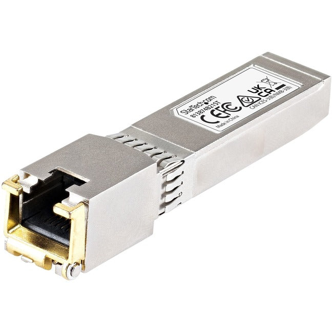 StarTech.com HP 813874-B21 Compatible SFP+ Module - 10GBASE-T Copper SFP Transceiver - Lifetime Warranty - 10 Gbps - Maximum Transfer Distance: 30 m (98.4 ft.) Default Title