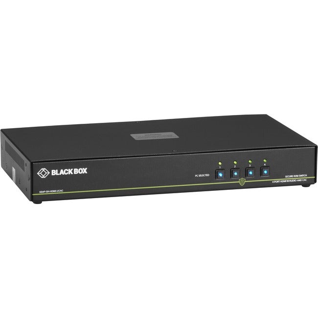 Black Box Secure NIAP 3.0 KVM Switch - Single-Head, HDMI, CAC, 4K, 4-Port - Computers & Electronics