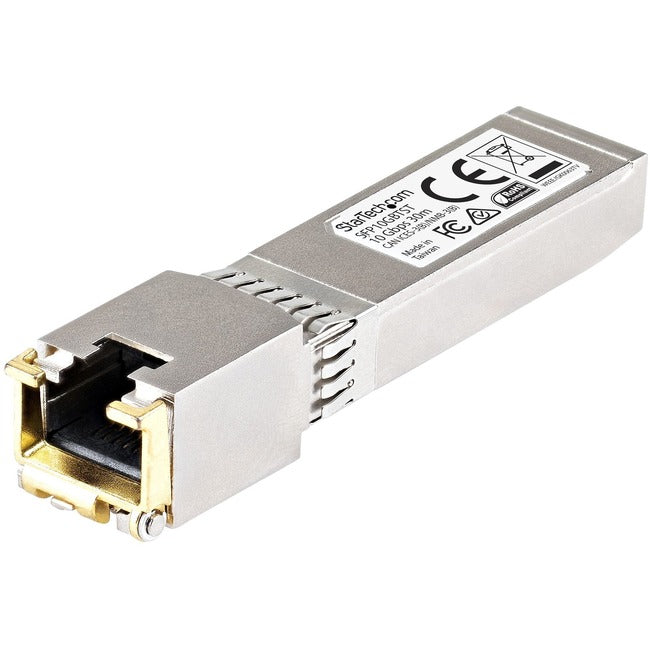 StarTech.com Cisco SFP+ Module - 10GBASE-T Copper SFP Transceiver - Lifetime Warranty - 10 Gbps - Maximum Transfer Distance: 30 m (100 ft.) - GreatEagleInc