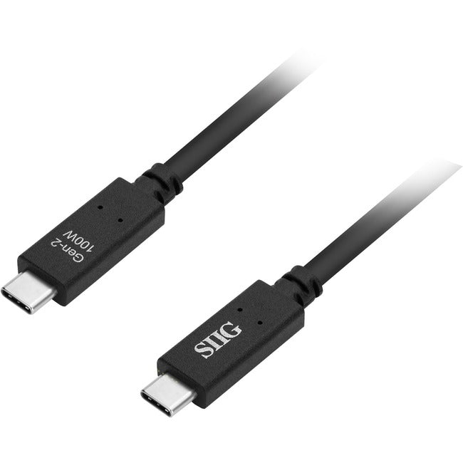 SIIG USB 3.1 Type-C Gen 2 Cable 100W - 1M - GreatEagleInc