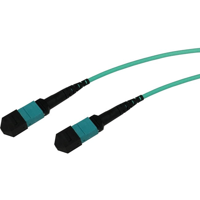 MTP?/MPO-Female to MTP?/MPO-Female Aqua Multimode OM4 50/125?m Cross-Over (Method B) 2 Meter Cable Assembly for 40G/100G QSFP+/QSFP28 Applications Default Title