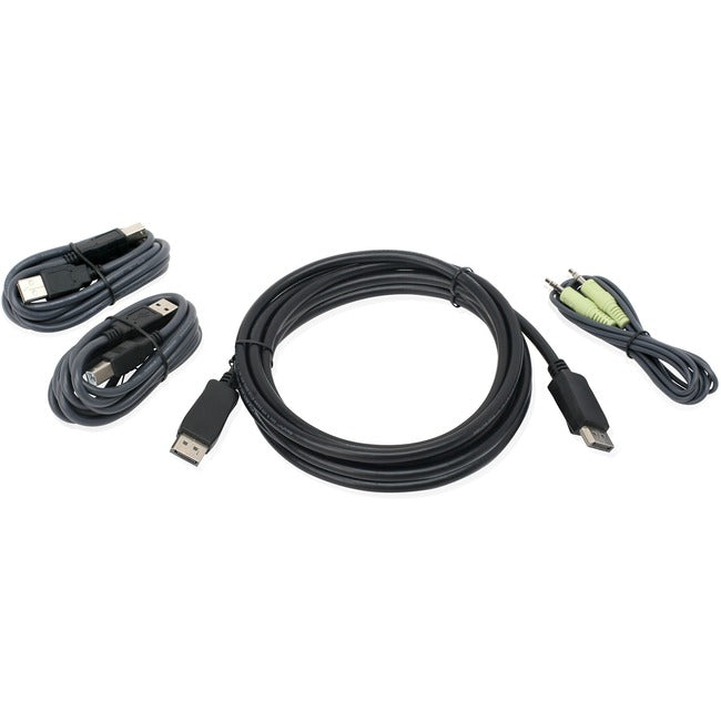 IOGEAR 10 Ft. DisplayPort, USB KVM Cable Kit with Audio (TAA) - Computers & Electronics