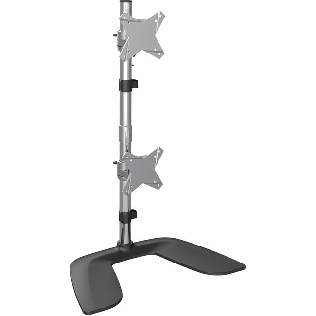 StarTech.com Vertical Dual Monitor Stand - For up to 27" VESA Monitors - Aluminum - Height Adjustable - Tilt - Swivel - Dual Monitor Mount for 2 Monitor Desk Setup Default Title