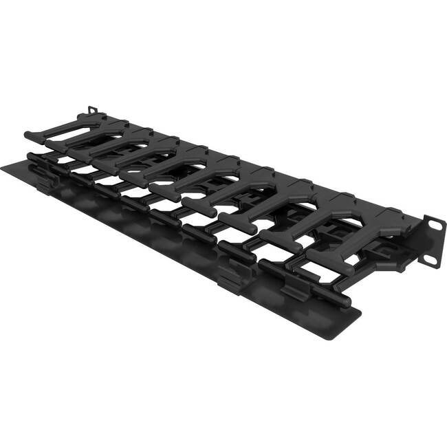 Vertiv Horizontal Cable Manager with finger slots| 1U| (VRA1002) - GreatEagleInc