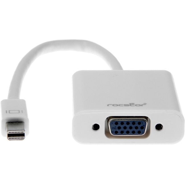 Rocstor Mini Displayport to VGA Adapter for Mac / PC - Cable Length: 5.9" - GreatEagleInc