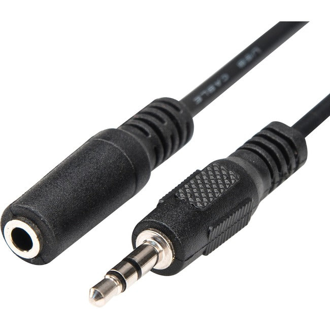 Rocstor Premium Audio cable - mini-phone stereo 3.5 mm (female) - mini-phone stereo 3.5 mm (male) - 6ft / 1.8m - Mini-phone Male - Mini-phone Female Audio - 6ft / 1.8m Phone 3.5mm M/F - GreatEagleInc