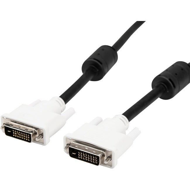 Rocstor Premium 6ft DVI-D Dual Link Cable - M/M - 6ft - Black - Video Monitor Cable - GreatEagleInc