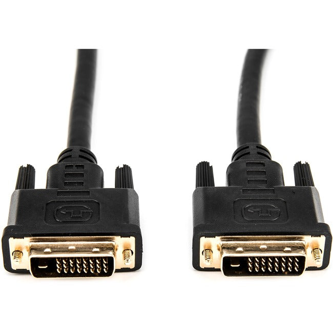 Rocstor Premium DVI-D Dual Link Display Cable (m/m) Black - DVI for Video Device, Monitor, Projector, TV - 1.24 GB/s - 10 ft - 1 Pack - 1 x DVI (Dual-Link) Male Digital Video - 1 x DVI (Dual-Link) Male Digital Video - Nickel Plated Connector - Black - GreatEagleInc
