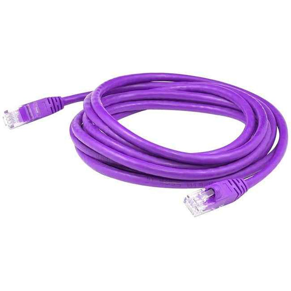 AddOn 5ft RJ-45 (Male) to RJ-45 (Male) Purple Snagless Cat6A UTP PVC Copper Patch Cable