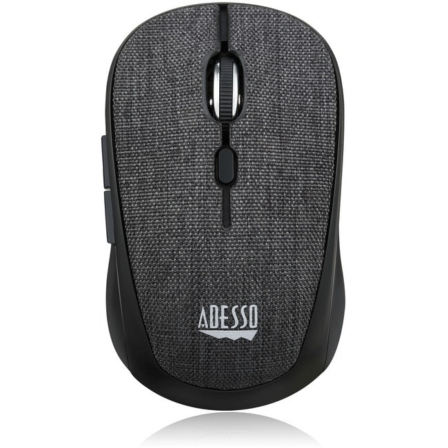 Adesso iMouse S80B - Wireless Fabric Optical Mini Mouse (Black) - GreatEagleInc
