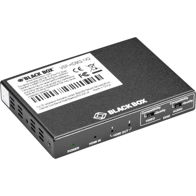 Black Box HDMI 2.0 4K60 Splitter - 1x2 Default Title