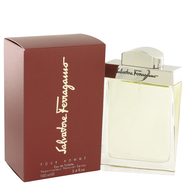 SALVATORE FERRAGAMO by Salvatore Ferragamo Eau De Toilette Spray 3.4 oz for Men 3.4oz Regular