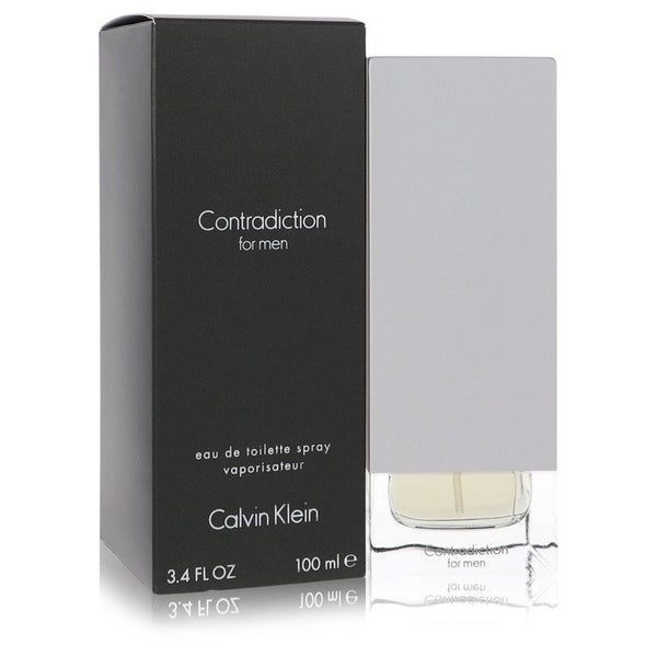 CONTRADICTION by Calvin Klein Eau De Toilette Spray for Men 3.4 Oz