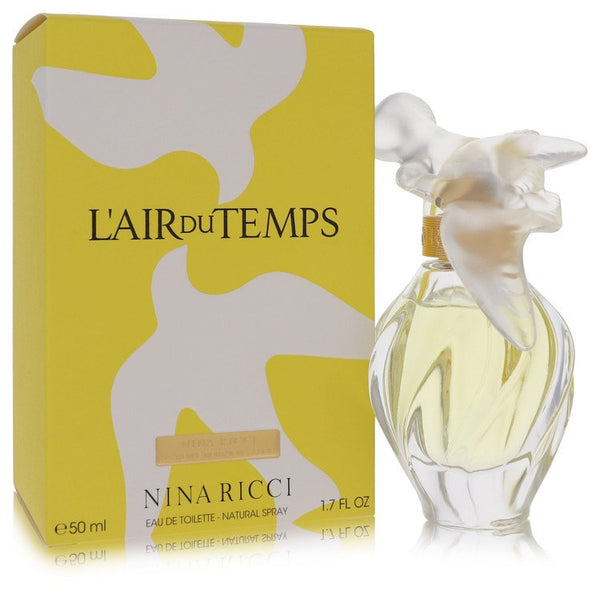 L'AIR DU TEMPS by Nina Ricci Eau De Toilette Spray With Bird Cap for Women - 1.7oz / Regular - Beauty & Fragrance