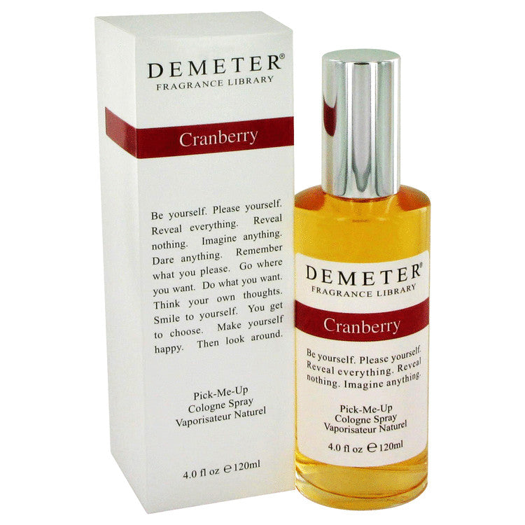 Demeter Cranberry by Demeter Cologne Spray 4 oz for Women Default Title