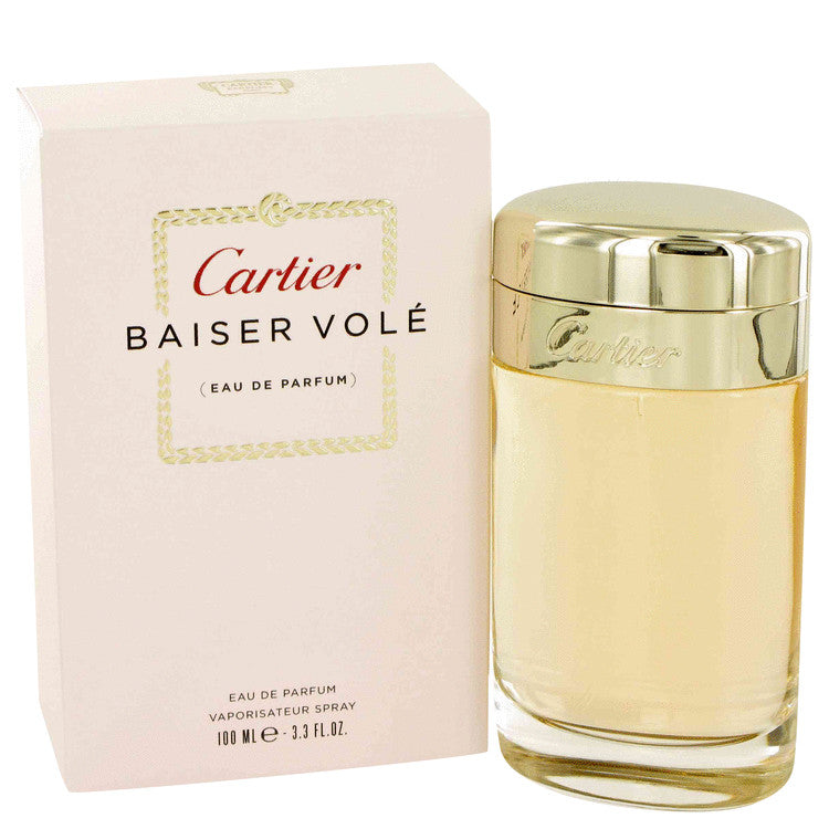 Baiser Vole by Cartier Eau De Parfum Spray 3.4 oz for Women - GreatEagleInc