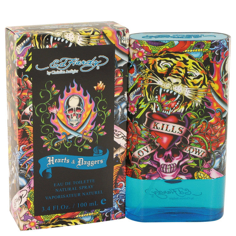 Ed Hardy Hearts & Daggers by Christian Audigier Eau De Toilette Spray 3.4 oz for Men Default Title