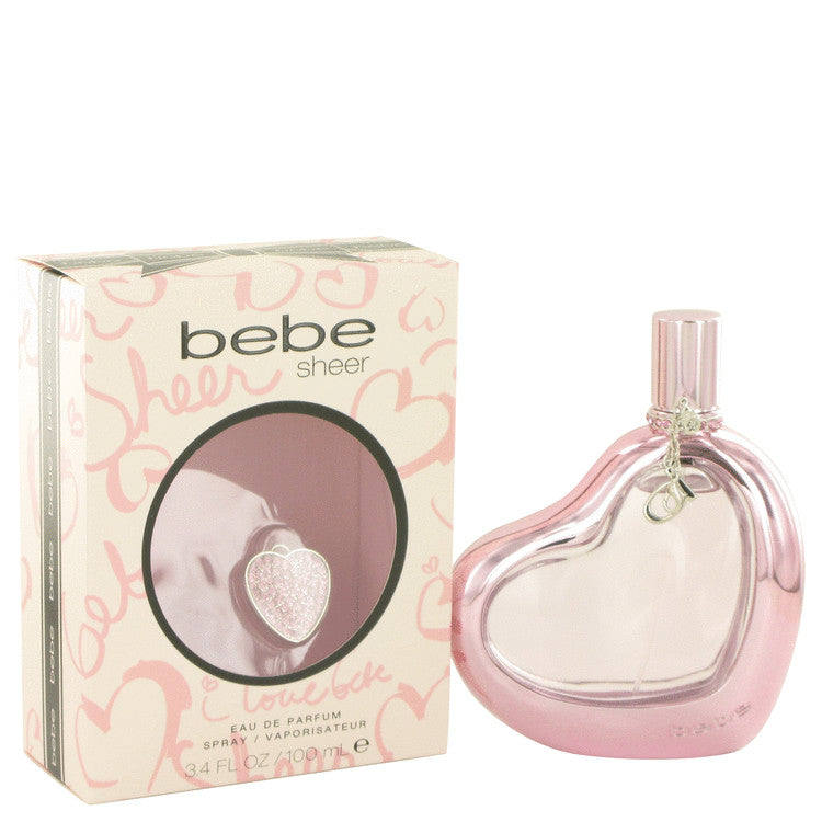 Bebe Sheer by Bebe Eau De Parfum Spray 3.4 oz for Women - GreatEagleInc