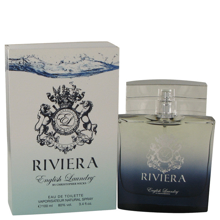 Riviera by English Laundry Eau De Toilette Spray 3.4 oz for Men - Beauty & Fragrance