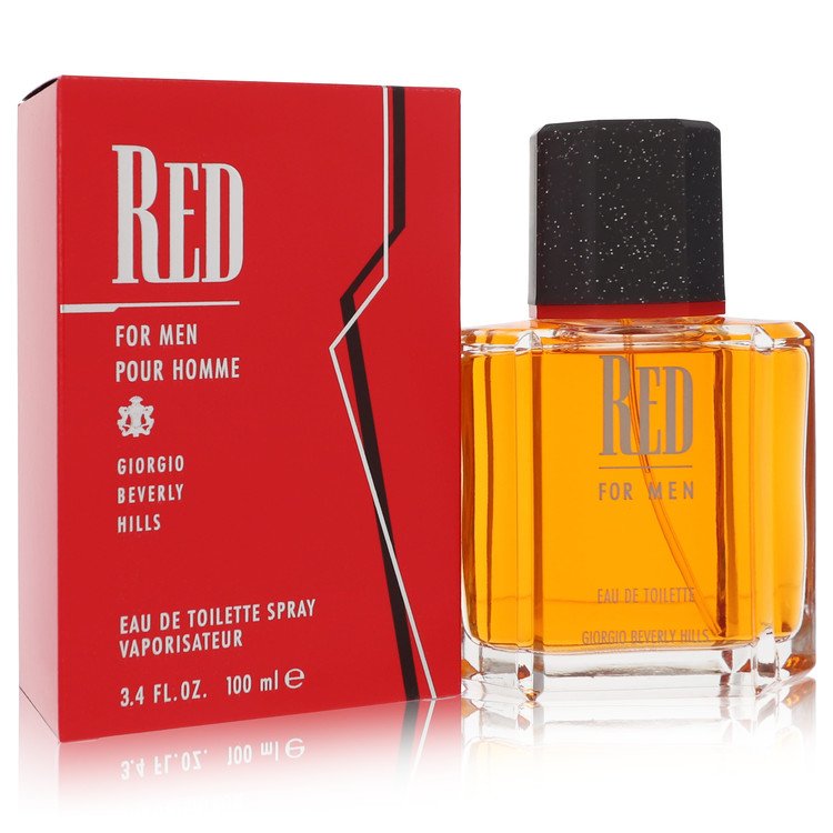 RED by Giorgio Beverly Hills Eau De Toilette Spray oz for Men Regular 3.4 oz