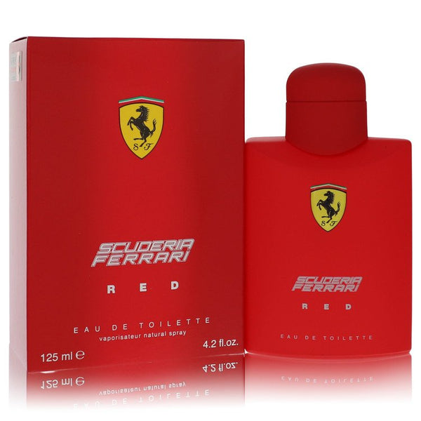 Ferrari Scuderia Red by Ferrari Eau De Toilette Spray for Men 4.2 Oz Regular