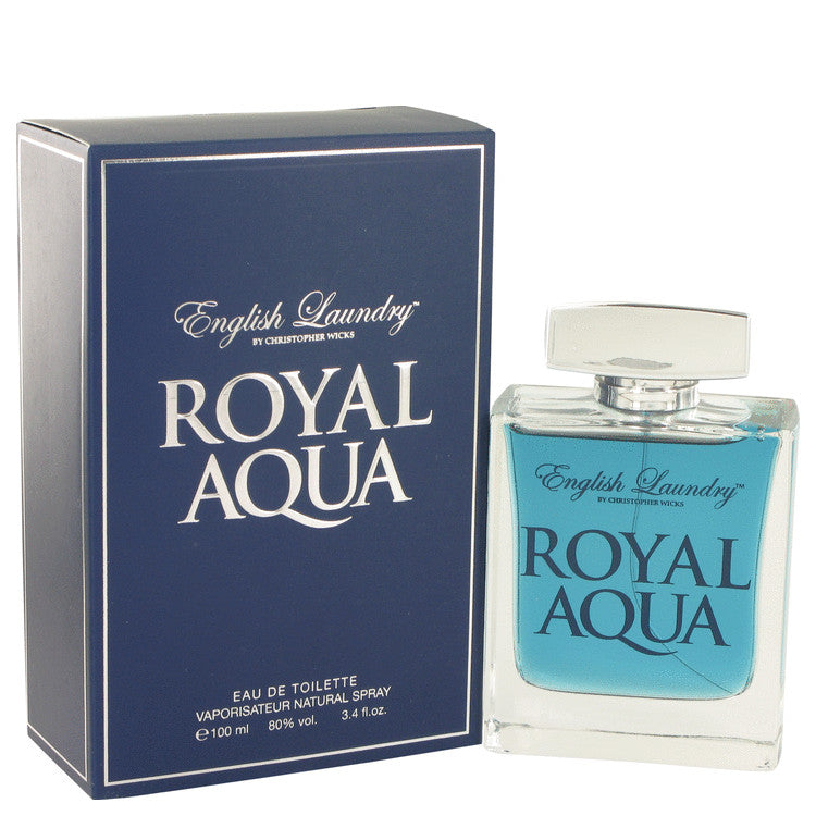 Royal Aqua by English Laundry Eau De Toilette Spray 3.4 oz for Men Regular