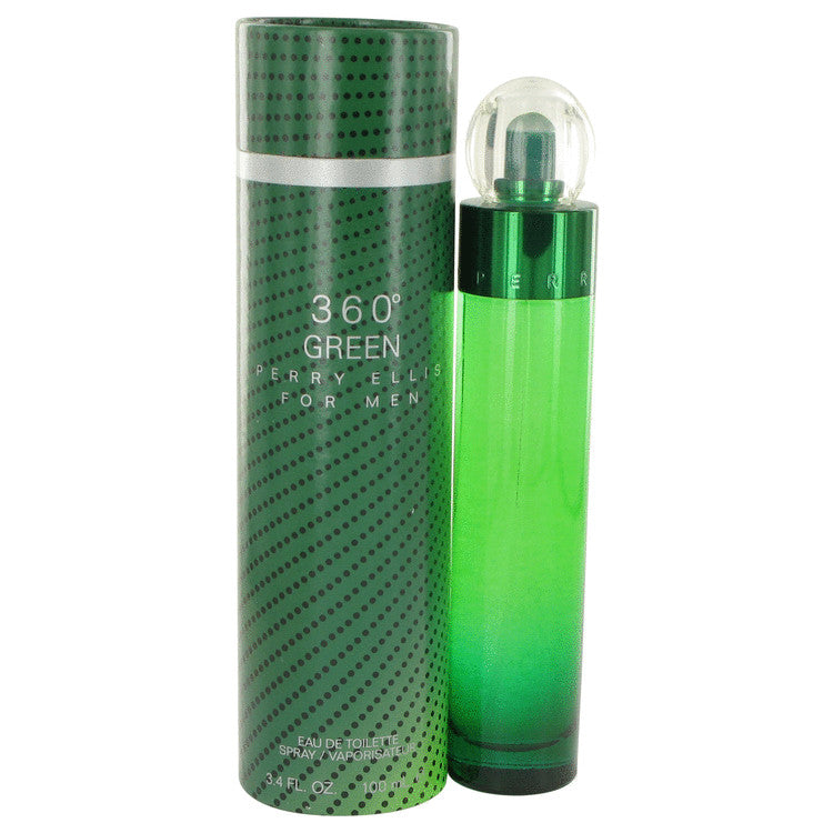 Perry Ellis 360 Green by Perry Ellis Eau De Toilette Spray 3.4 oz for Men - GreatEagleInc