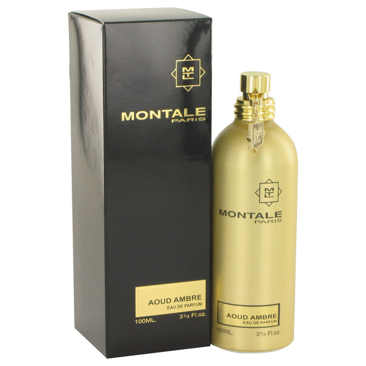 Montale Aoud Ambre by Montale Eau De Parfum Spray (Unisex) 3.4 oz for Women Default Title