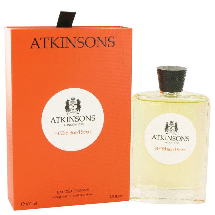 24 Old Bond Street by Atkinsons Eau De Cologne Spray 3.3 oz for Men - GreatEagleInc