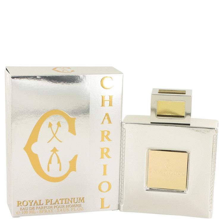 Charriol Royal Platinum by Charriol Eau De Parfum Spray 3.4 oz for Men - Beauty & Fragrance