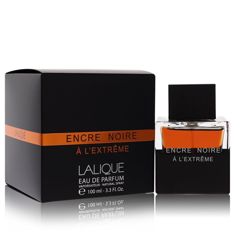 Encre Noire A L'extreme by Lalique Eau De Parfum Spray 3.3 oz for Men - Beauty & Fragrance