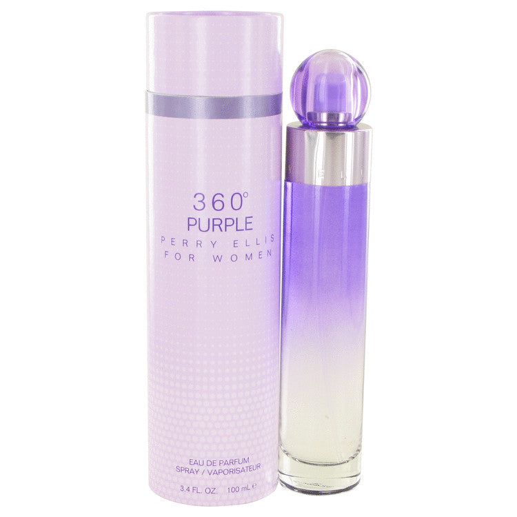 Perry Ellis 360 Purple by Perry Ellis Eau De Parfum Spray for Women 3.4oz Regular