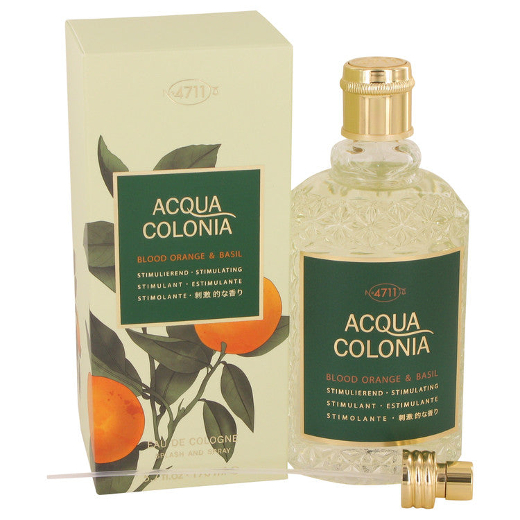 4711 Acqua Colonia Blood Orange & Basil by Maurer & Wirtz Eau De Cologne Spray 5.7 oz for Women 5.7 oz Unisex