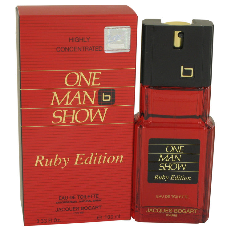 One Man Show Ruby by Jacques Bogart Eau De Toilette Spray 3.3 oz for Men Regular