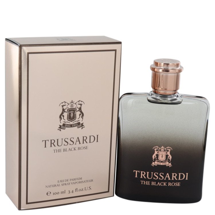 The Black Rose by Trussardi Eau De Parfum Spray (Unisex) 3.3 oz for Women Default Title