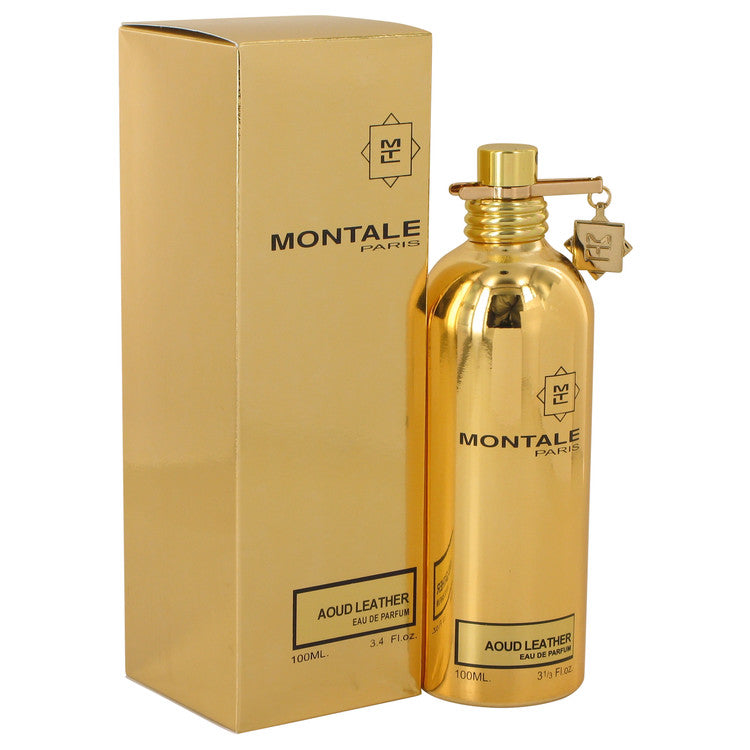 Montale Aoud Leather by Montale Eau De Parfum Spray (Unisex) 3.4 oz for Women Default Title