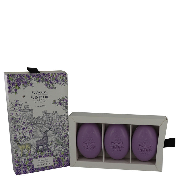 Lavender by Woods of Windsor Fine English Soap 3 x 2.1 oz for Women Default Title