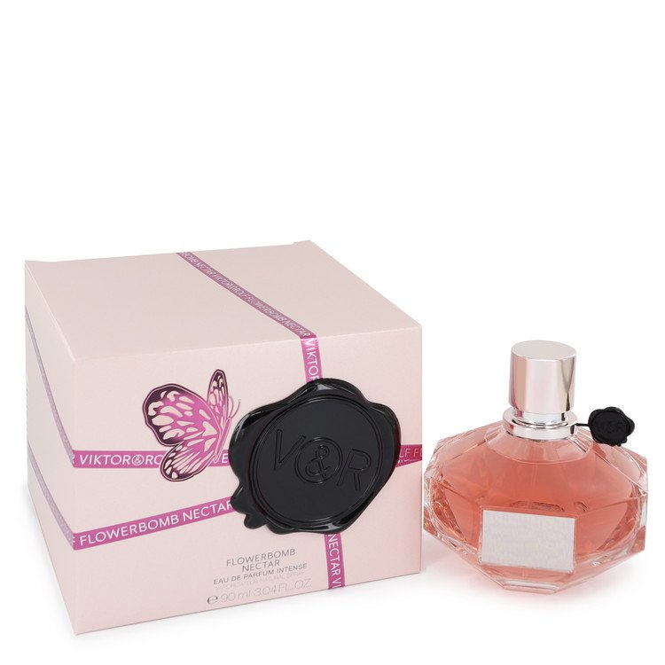 Flowerbomb Nectar by Viktor & Rolf Eau De Parfum Intense Spray 3.04 oz for Women - GreatEagleInc