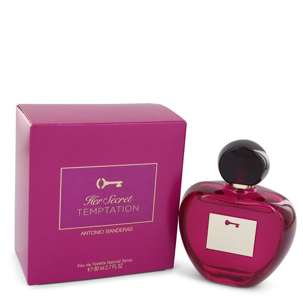 Her Secret Temptation by Antonio Banderas Eau De Toilette Spray 2.7 oz for Women - Beauty & Fragrance