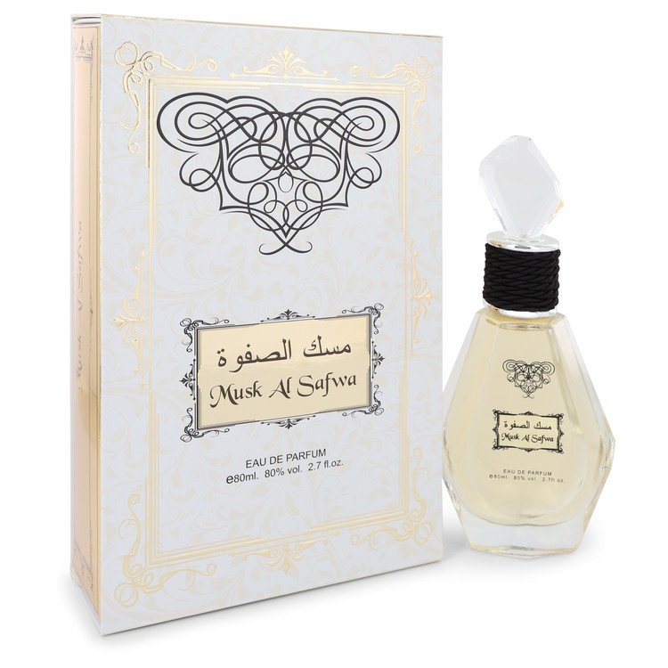 Musk Al Safwa by Rihanah Eau De Parfum Spray (Unisex) 2.7 oz for Men - GreatEagleInc
