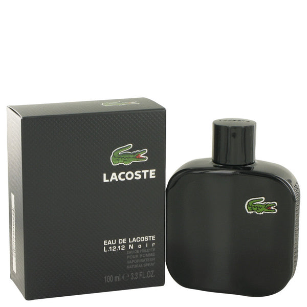 Lacoste Eau De Lacoste L.12.12 Noir by Lacoste Eau De Toilette Spray for Men 3.4 Oz