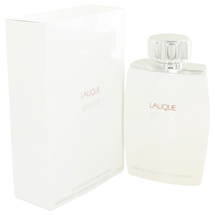 Lalique White by Lalique Eau De Toilette Spray for Men 4.2 Oz Regular