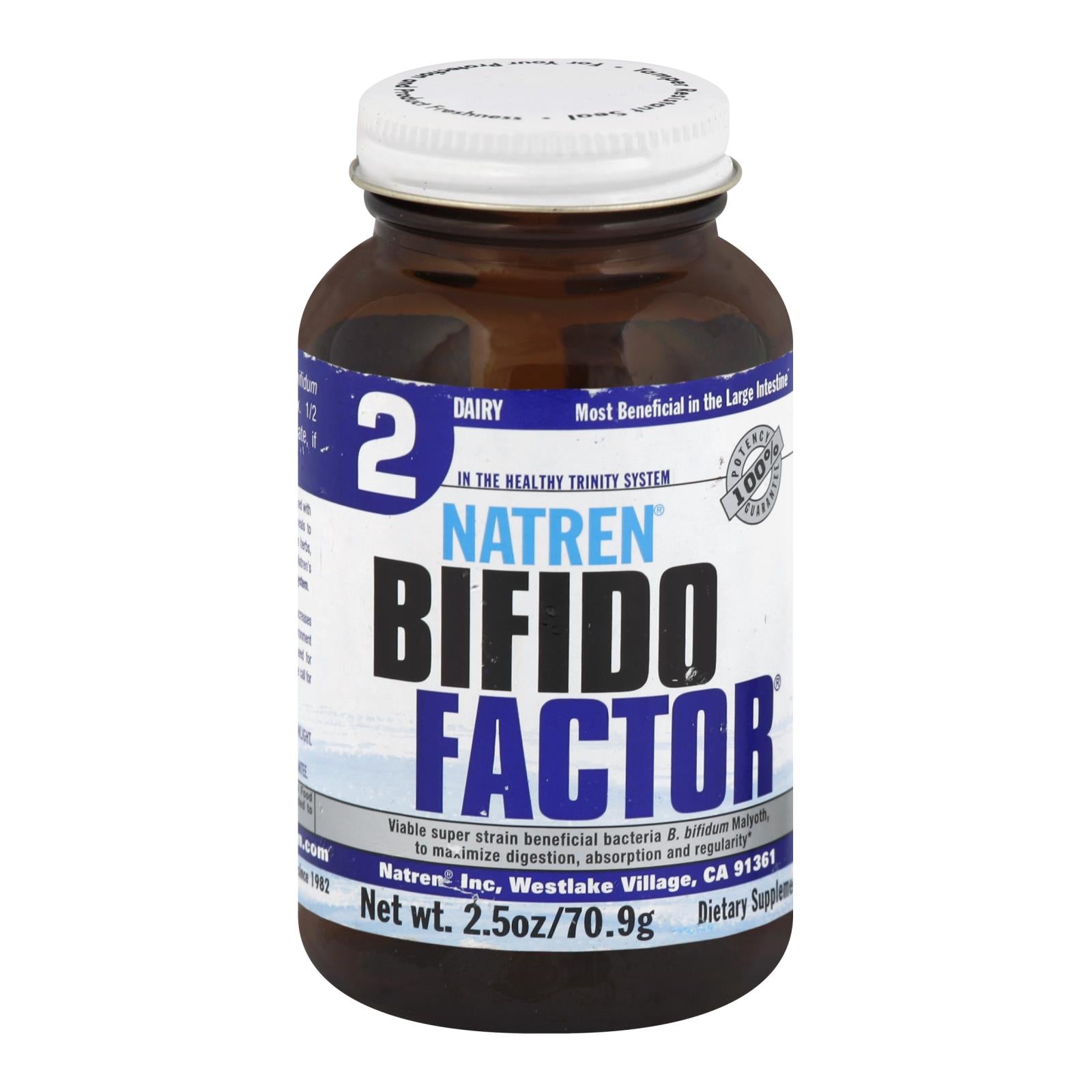 Natren Bifido Factor - 2.5 Oz - Eco-Friendly Home & Grocery