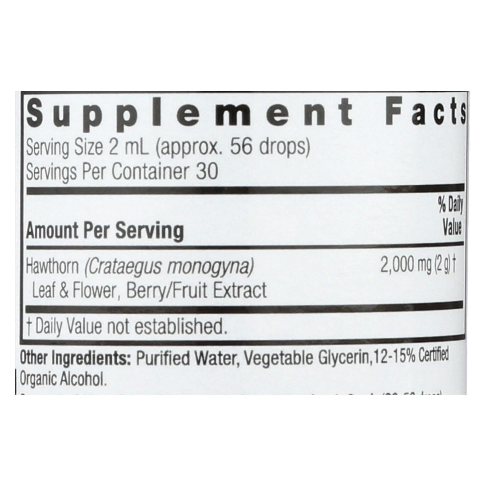 Nature's Answer - Hawthorn Berry Leaf And Flower - 2 Fl Oz - Eco-Friendly Home & Grocery
