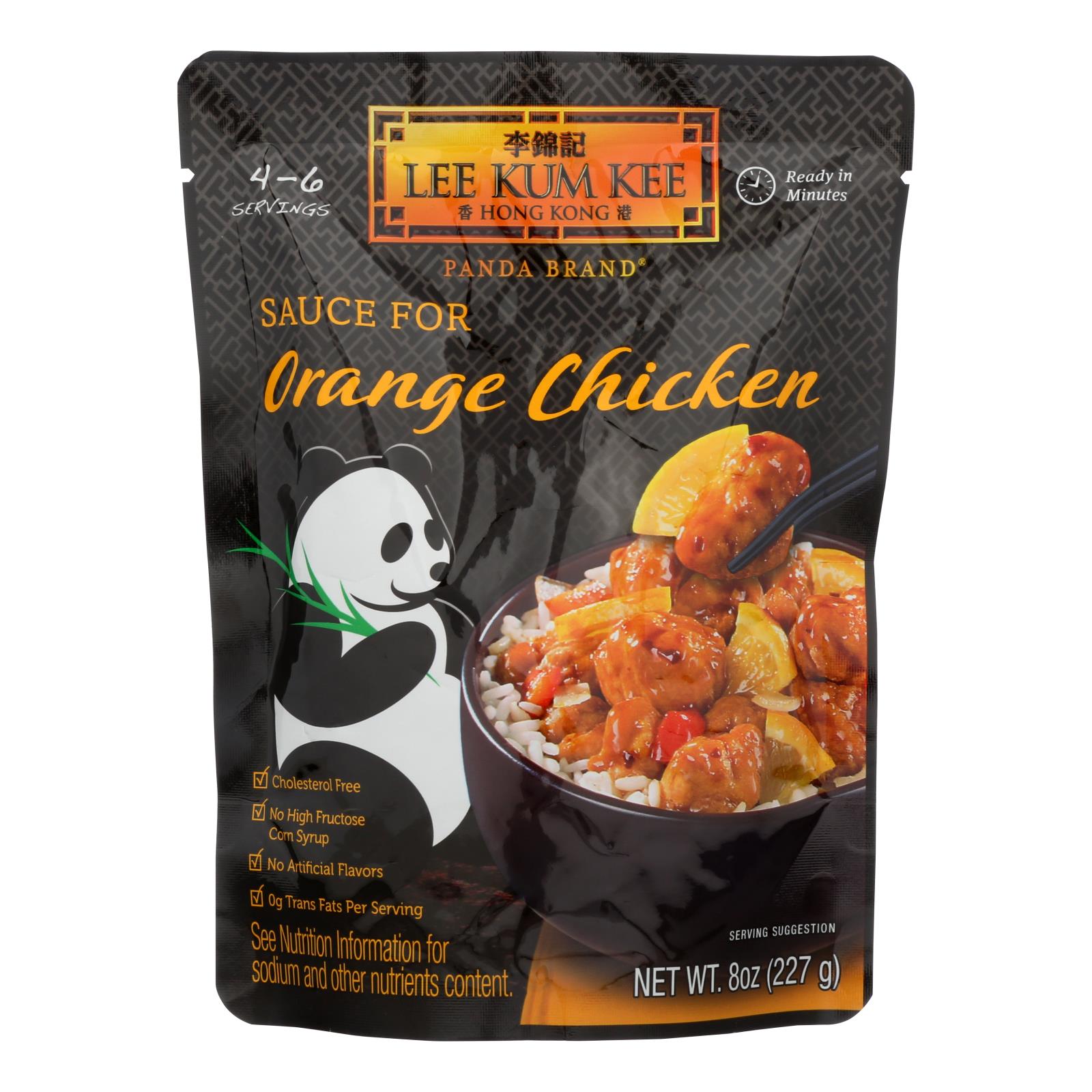 Lee Kum Kee Sauce - Ready To Serve - Orange Chicken - 8 Oz - Case Of 6 - GreatEagleInc
