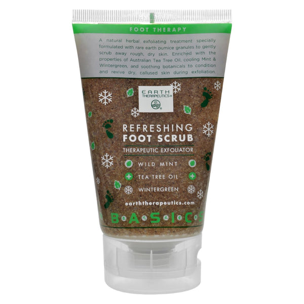 Earth Therapeutics Refreshing Foot Scrub Wild Mint - 4 Fl Oz - Eco-Friendly Home & Grocery