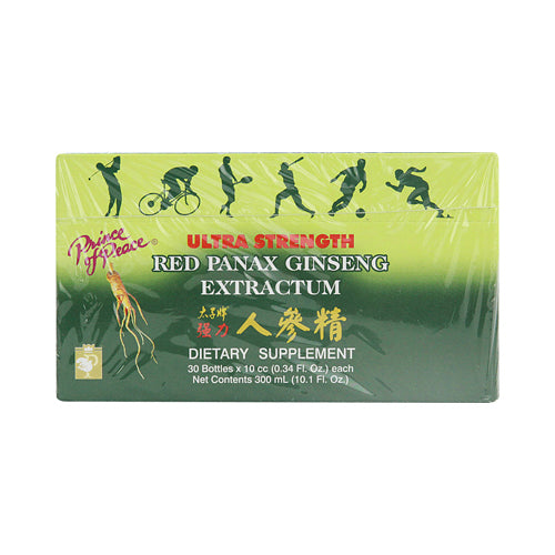 Prince Of Peace Red Panax Ginseng Extractum Ultra Strength - 30 Bottles - Eco-Friendly Home & Grocery