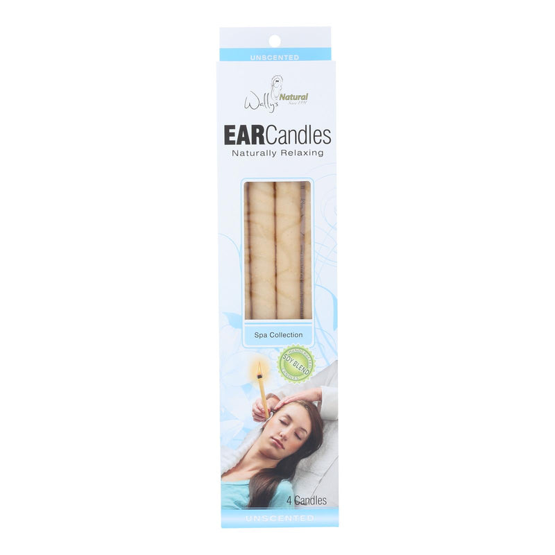 Wally's Ear Candles Plain Paraffin - 4 Candles