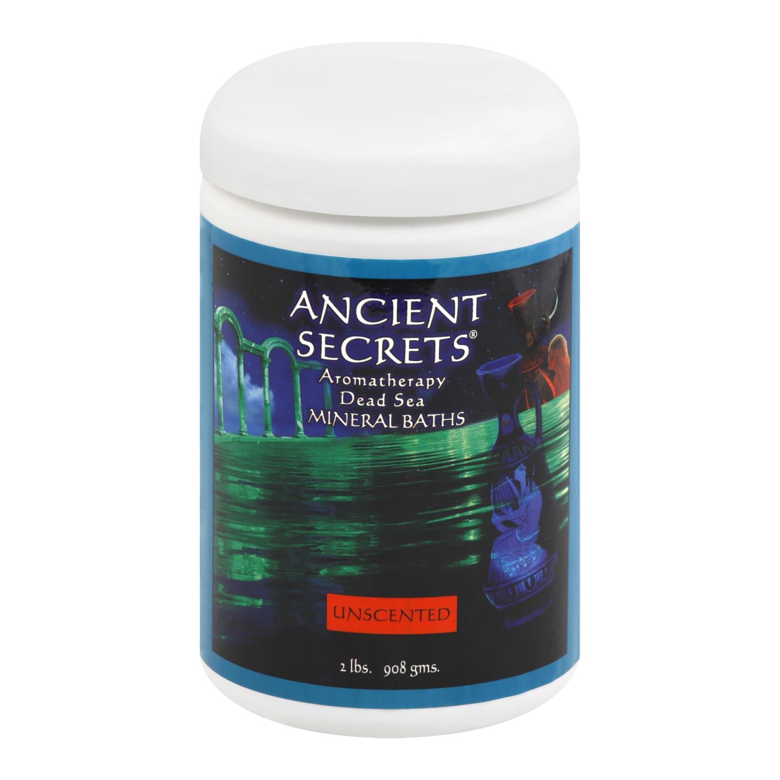 Ancient Secrets Aromatherapy Dead Sea Mineral Baths Unscented - 2 Lbs - Eco-Friendly Home & Grocery